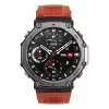 Amazfit T-Rex 3 Lava 3.81 cm (1.5 inch) AMOLED 48.5 mm Digital 480 x 480 pixels Touchscreen Black, Stainless steel GPS (satellite)