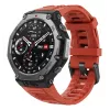 Amazfit T-Rex 3 Lava 3.81 cm (1.5 inch) AMOLED 48.5 mm Digital 480 x 480 pixels Touchscreen Black, Stainless steel GPS (satellite)