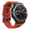 Amazfit T-Rex 3 Lava 3.81 cm (1.5 inch) AMOLED 48.5 mm Digital 480 x 480 pixels Touchscreen Black, Stainless steel GPS (satellite)