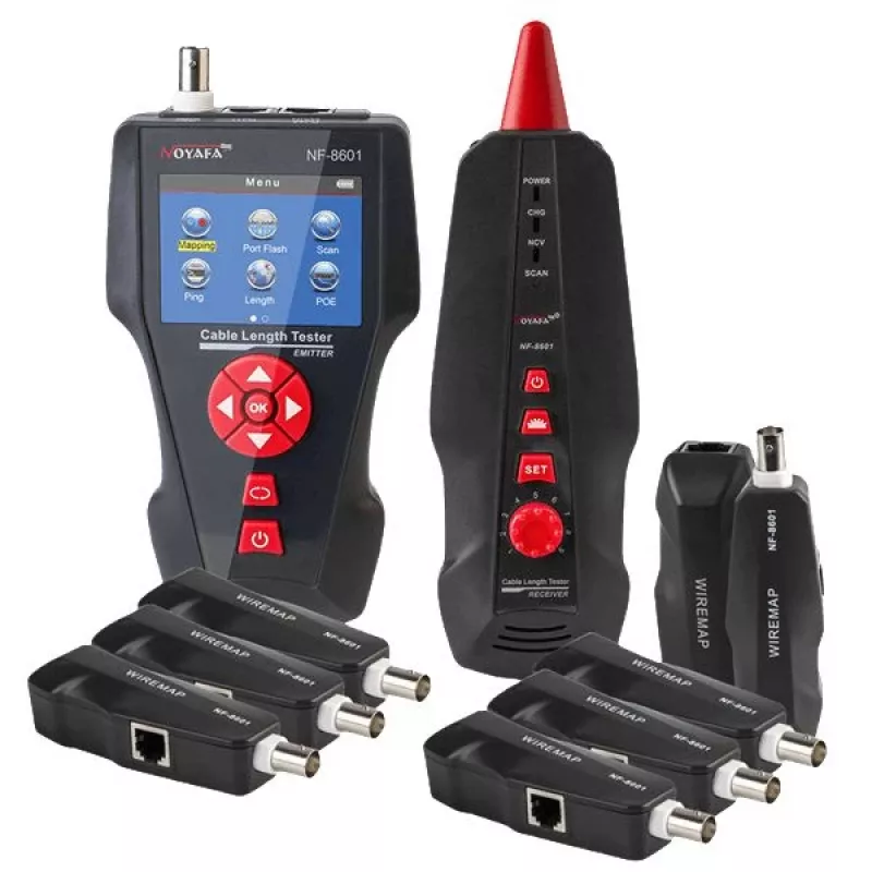 Cable tester LYNX CS TLCD88 — LCD tester for Cat3/Cat5E/Cat6 and PoE detection