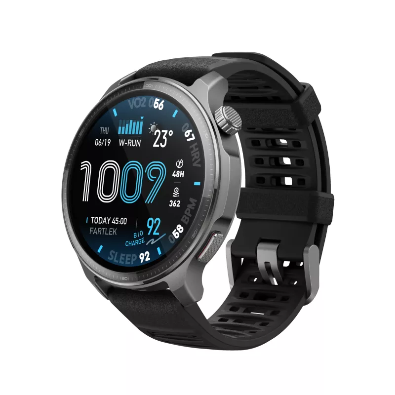 Amazfit Balance 2 XT 3.81 cm (1.5 inch) AMOLED Digital 480 x 480 pixels Touchscreen Black Wi-Fi GPS (satellite)