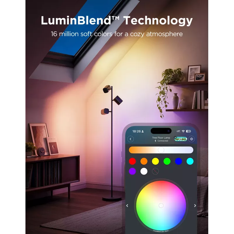 Govee Tree Floor Lamp Smart floor lighting Wi-Fi/Bluetooth 72 W