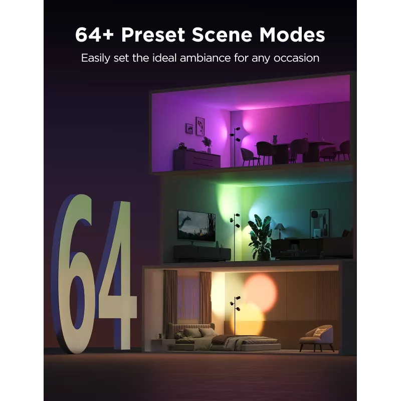 Govee Tree Floor Lamp Smart floor lighting Wi-Fi/Bluetooth 72 W