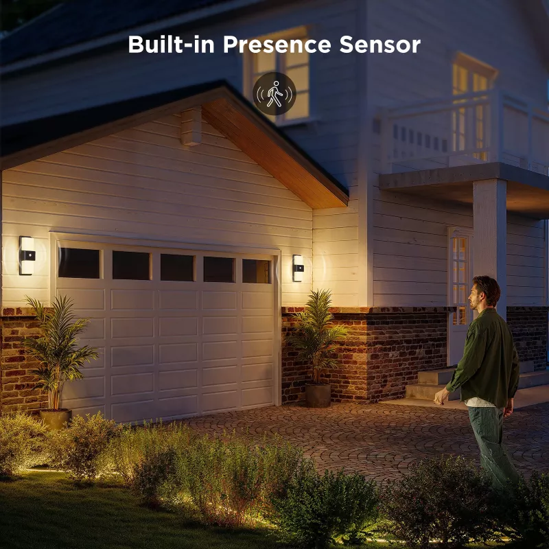 Outdoor Wall Light Govee H7078CD1 Smart RGB color-changing, Wi‑Fi/Smart control