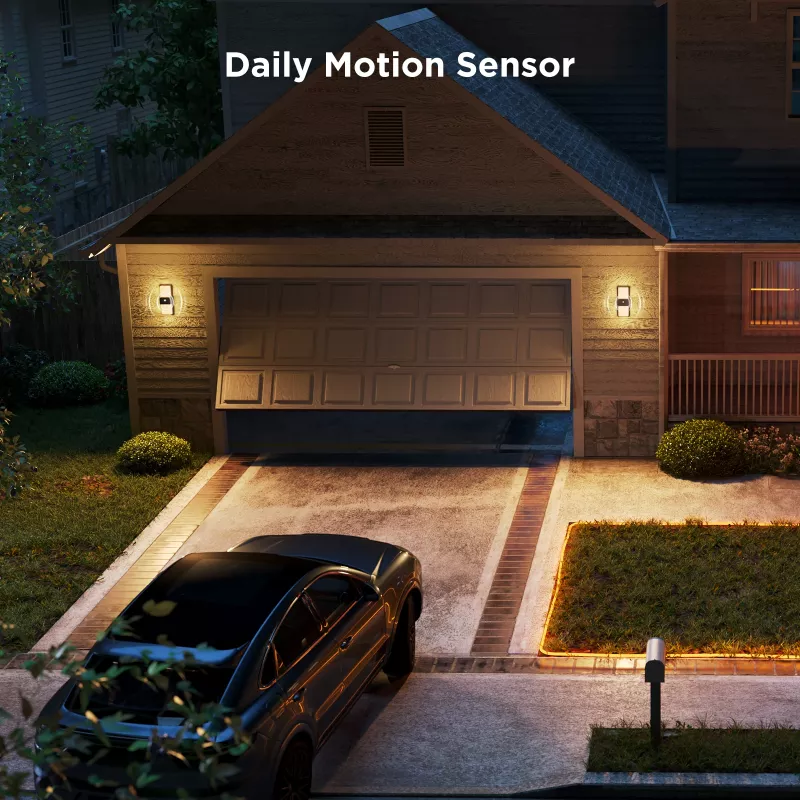 Outdoor Wall Light Govee H7078CD1 Smart RGB color-changing, Wi‑Fi/Smart control