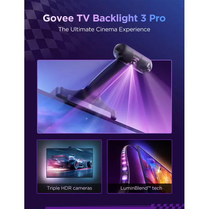 Govee TV Backlight 3 Pro, 75-85 inch, Wi-Fi/Bluetooth (R2A81C11)