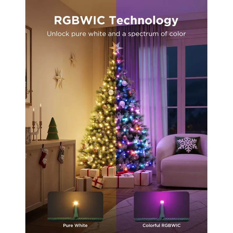 LED Christmas Light string Govee 20 m, indoor/outdoor decorative lighting