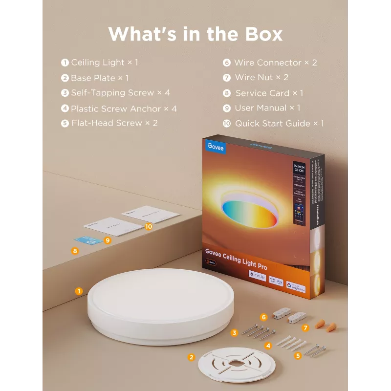 Govee H60A6 Smart floor lighting Wi-Fi/Bluetooth 72 W