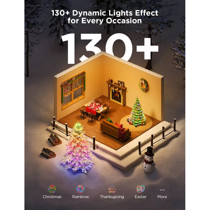 String lights Govee H80C4 20m RGBWIC LED strip with smart control