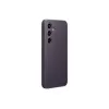 Phone cover Samsung Vegan Leather Case Violet for Galaxy S24, PU leather, for 6.2 inch screen