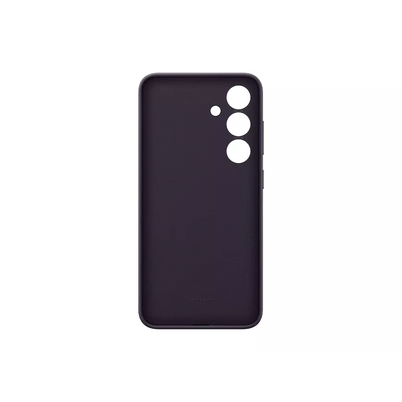 Phone cover Samsung Vegan Leather Case Violet for Galaxy S24, PU leather, for 6.2 inch screen