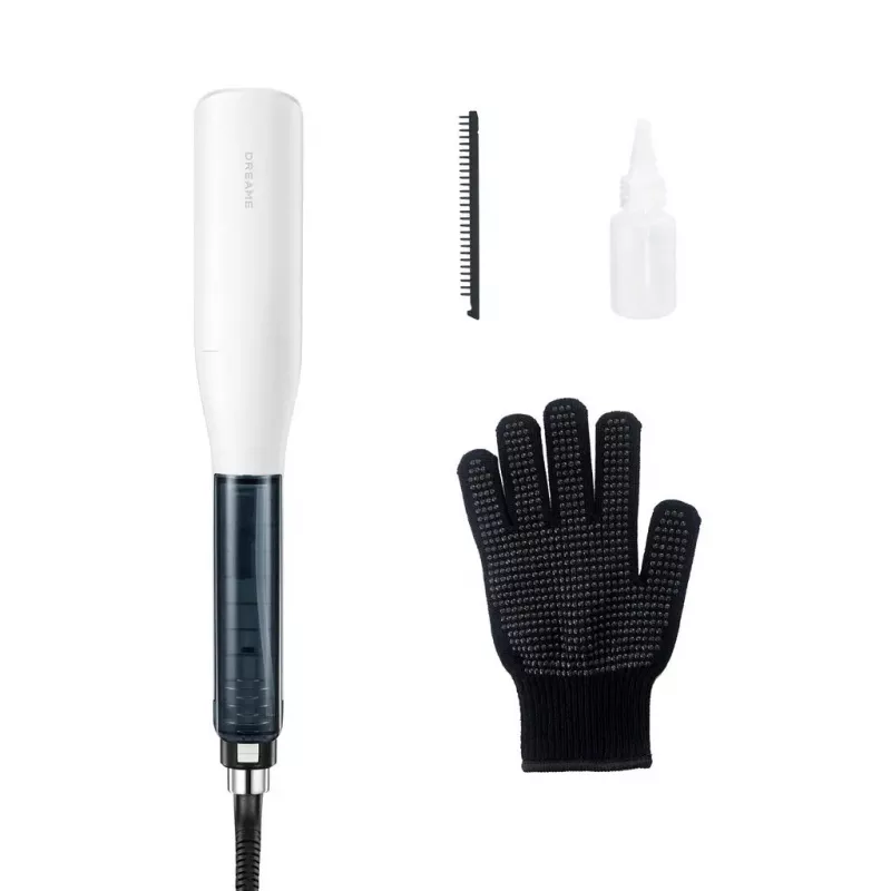 Dreame AuraSteam Straightening iron Steam White, Black 68 W 1.8 m
