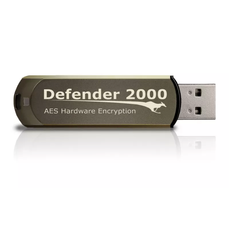 Kanguru Defender 2000 FIPS 140-2 Certified, 32Gb USB flash drive USB Type-A 2.0 Brown
