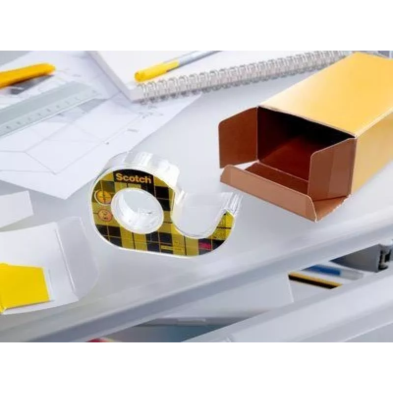 3M 136D tape dispenser Black, Yellow