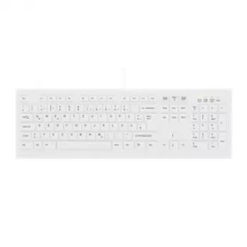 Contour Design Active Key Contour ClassicClean Medical Keyboard Removable Cover Full-Size Wired White CH C8100