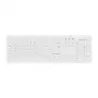 Contour Design Active Key Contour ClassicClean Medical Keyboard Removable Cover Full-Size Wired White CH C8100