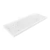Medical keyboard Contour Design Active Key QuickClean C7012, white — washable, antimicrobial surface, compact layout