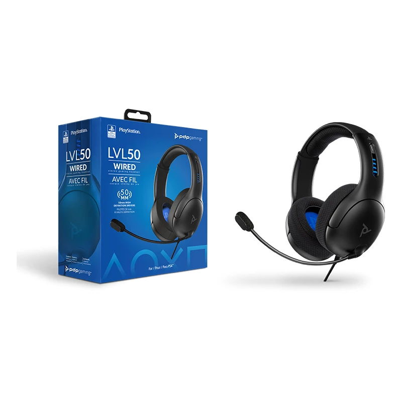 PDP LVL50 Headset Wired Head-band Gaming Black, Grey