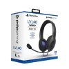 PDP LVL50 Wired Headset PS4 white - 50mm driver, wired, Wired, Gaming, Headset, Black
