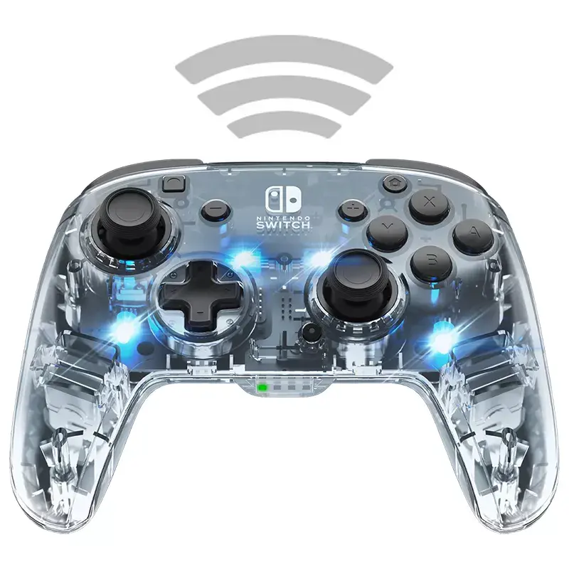 PDP Afterglow Black, Transparent Gamepad Analogue / Digital Nintendo Switch, Nintendo Switch Lite, Nintendo Switch OLED