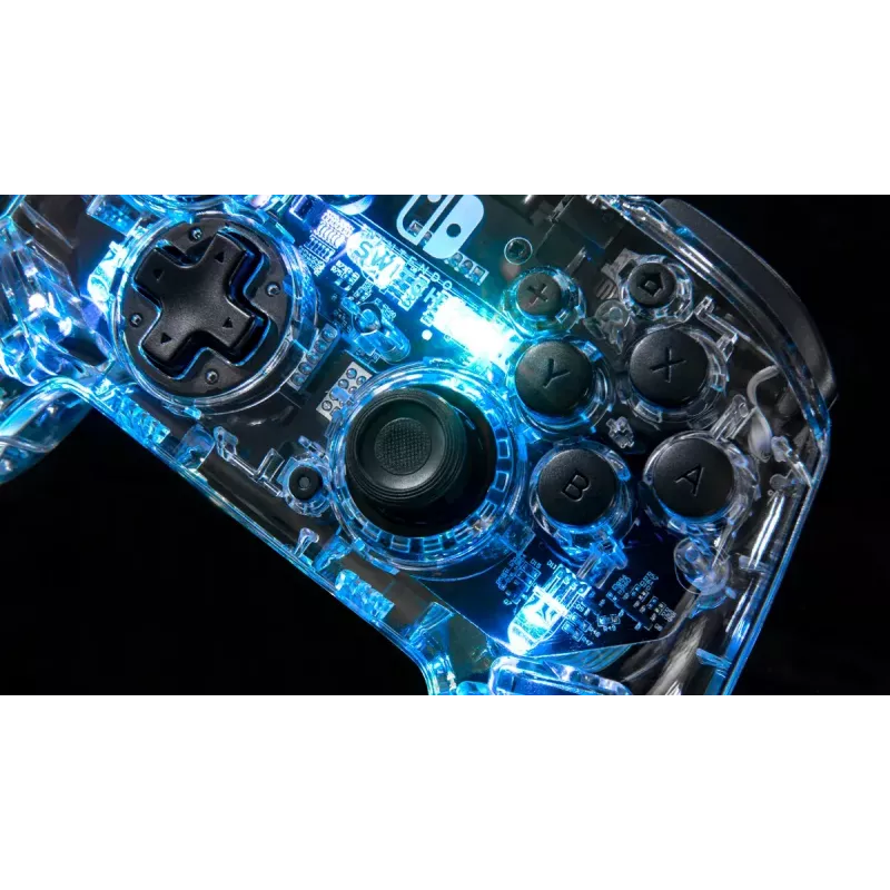 PDP Afterglow Black, Transparent Gamepad Analogue / Digital Nintendo Switch, Nintendo Switch Lite, Nintendo Switch OLED