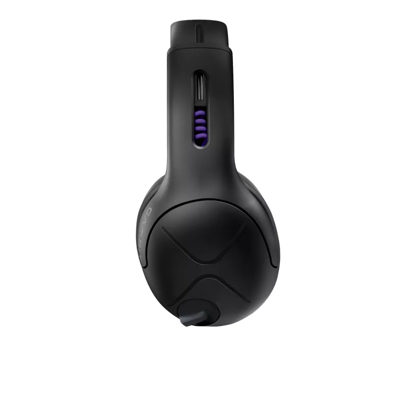 Headset VICTRIX Gambit Wireless — wired & wireless, 20–20000 Hz, 2 m cable, 301 g, black/purple