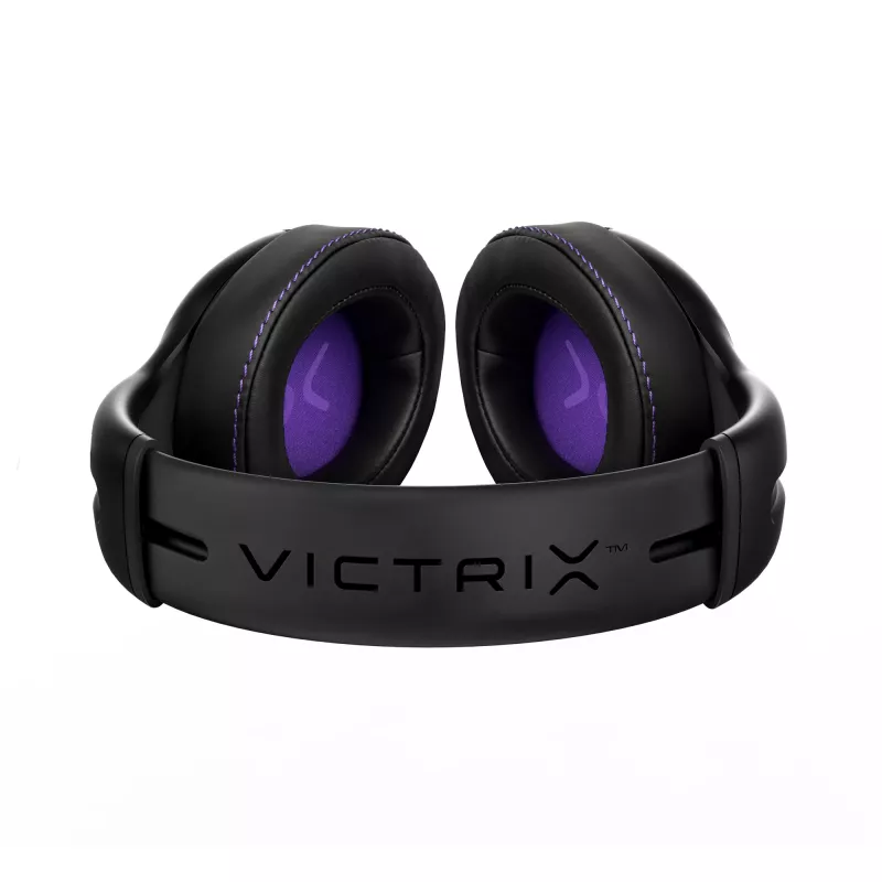 Headset VICTRIX Gambit Wireless — wired & wireless, 20–20000 Hz, 2 m cable, 301 g, black/purple