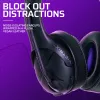 Headset VICTRIX Gambit Wireless — wired & wireless, 20–20000 Hz, 2 m cable, 301 g, black/purple
