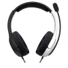 PDP LVL40 Headset Wired Head-band Gaming Black, White