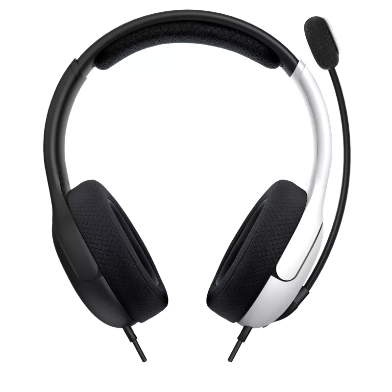 PDP LVL40 Headset Wired Head-band Gaming Black, White