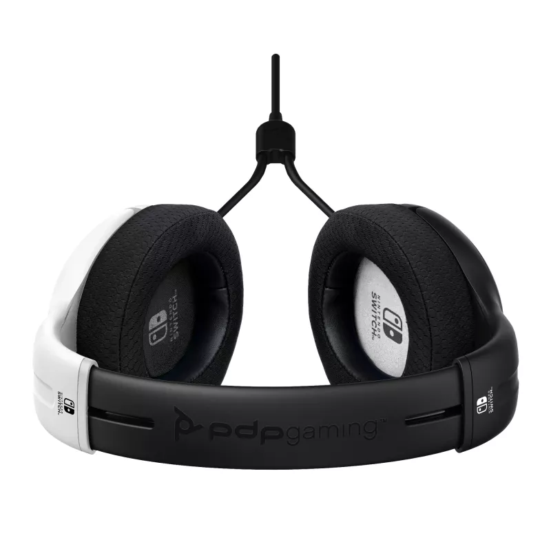 PDP LVL40 Headset Wired Head-band Gaming Black, White