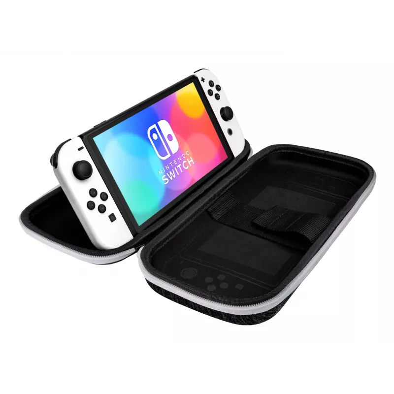 PDP Slim Deluxe: Black & White Hardshell case Nintendo Black, White