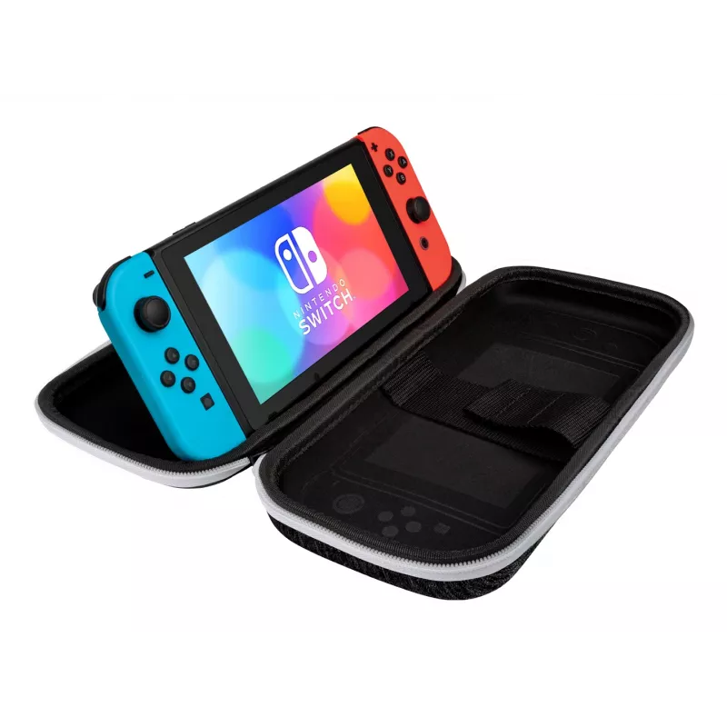PDP Slim Deluxe: Black & White Hardshell case Nintendo Black, White