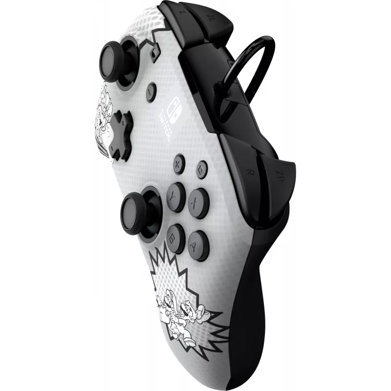 PDP REMATCH: Comic Attack Black, Grey, White USB Gamepad Analogue / Digital Nintendo Switch, Nintendo Switch OLED