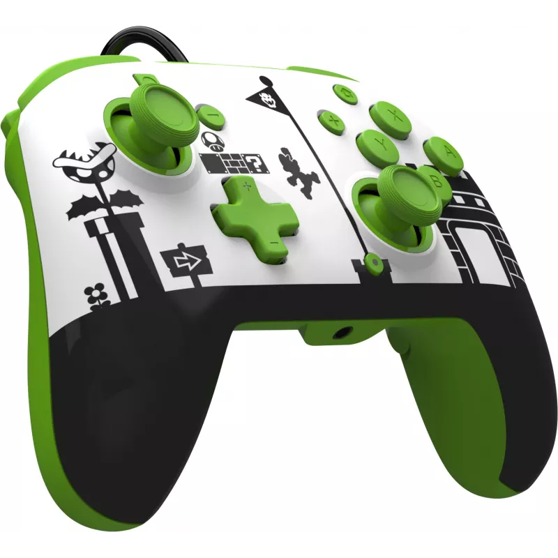 PDP REMATCH Wired Controller: Super Mario Retro, Gamepad, Nintendo Switch, Nintendo Switch OLED, D-pad, Home button, Analogue / Digital, Wired, USB