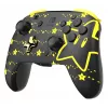 PDP REMATCH GLOW Black, Yellow Gamepad Analogue / Digital Nintendo Switch, Nintendo Switch OLED