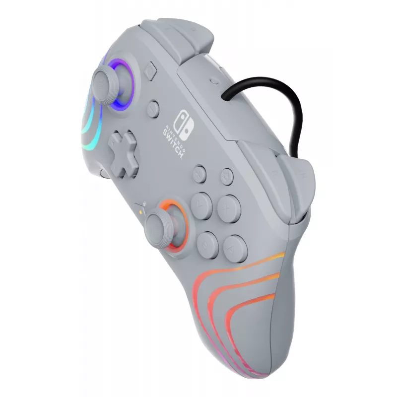 PDP Afterglow Wave Grey USB Gamepad Analogue / Digital Nintendo Switch, Nintendo Switch OLED