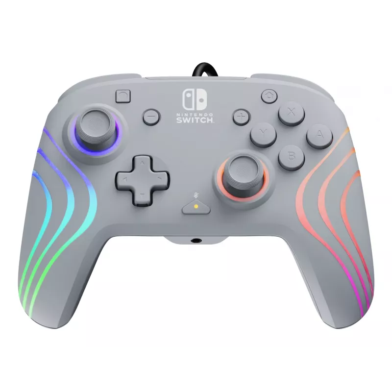 PDP Afterglow Wave Grey USB Gamepad Analogue / Digital Nintendo Switch, Nintendo Switch OLED