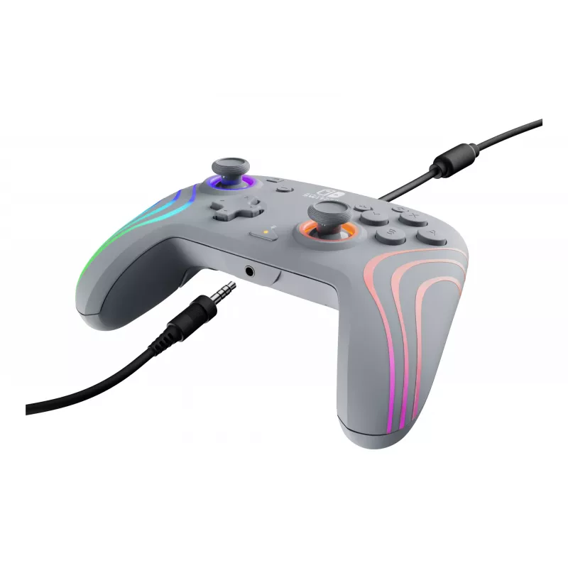 PDP Afterglow Wave Grey USB Gamepad Analogue / Digital Nintendo Switch, Nintendo Switch OLED