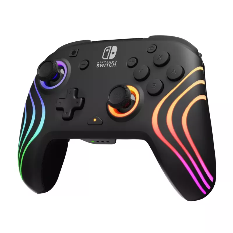 PDP Afterglow Wave Black USB Gamepad Analogue / Digital Nintendo Switch, Nintendo Switch Lite, Nintendo Switch OLED