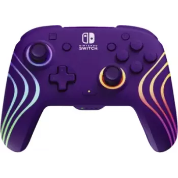 Wireless Controller PDP Afterglow Wave 500-252-PR — purple, wireless gamepad for console/PC