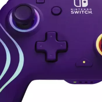 Wireless Controller PDP Afterglow Wave 500-252-PR — purple, wireless gamepad for console/PC
