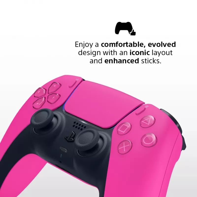 Gamepad Sony DualSense v3 for PlayStation 5 — Pink, Bluetooth & USB Type-C, built-in battery