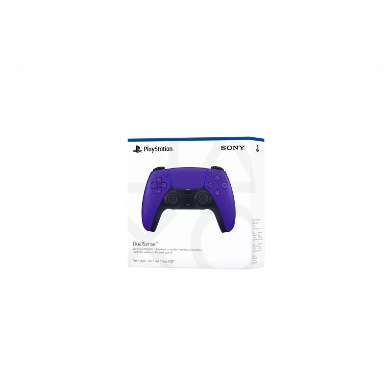 Sony Controller wireless DualSense Galactic Purpl V2, Gamepad, PlayStation 5, Back button, Menu button, Start button, Analogue / Digital, Various, Wired & Wireless