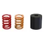 Pedal Accessory Kit MOZA SR-P — 3-piece set, compatible with MOZA pedals, colours: Black/Orange/Red