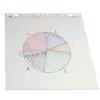 Esselte Flipchart pad 59x80cm 70 gsm 50 sheets, White, 59x83, 50 sheets, 70 g/m²