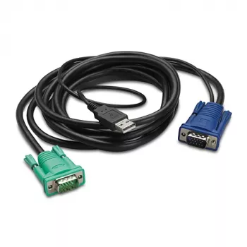 KVM cable APC AP5822, USB-A to KVM, length 3.66 m, black