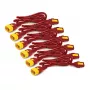 APC Power Cord Kit (6 ea), Locking, C13 to C14, 1.8m, Red