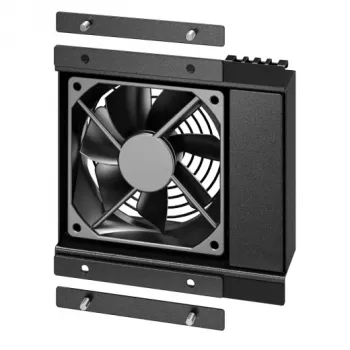 APC Easy Rack Fan tray, with single fan, Black, Black