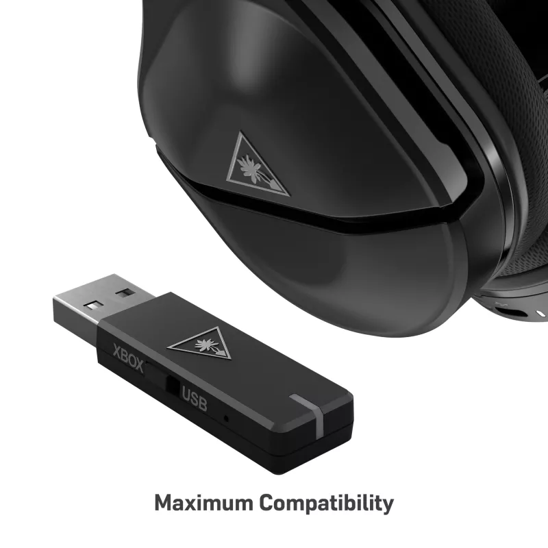 Headset Turtle Beach Stealth 600 Gen 2 MAX — Wired & Wireless, USB-C, Circumaural, 20–20000 Hz, Black